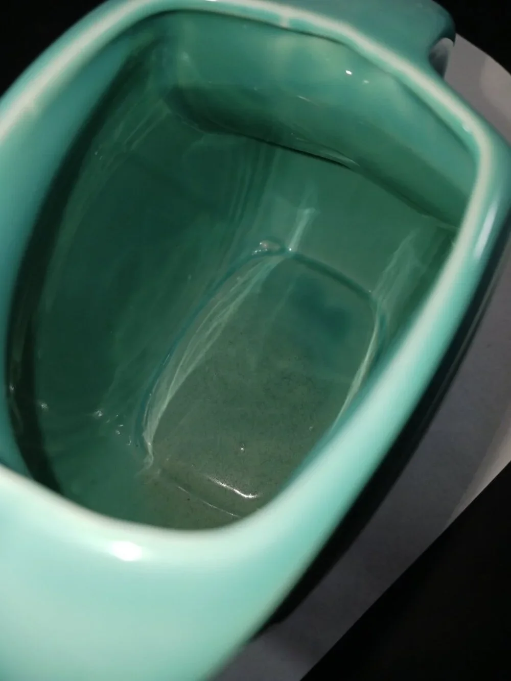 Fiestaware Vintage Turquoise Homer Laughlin Disc Large Pitcher